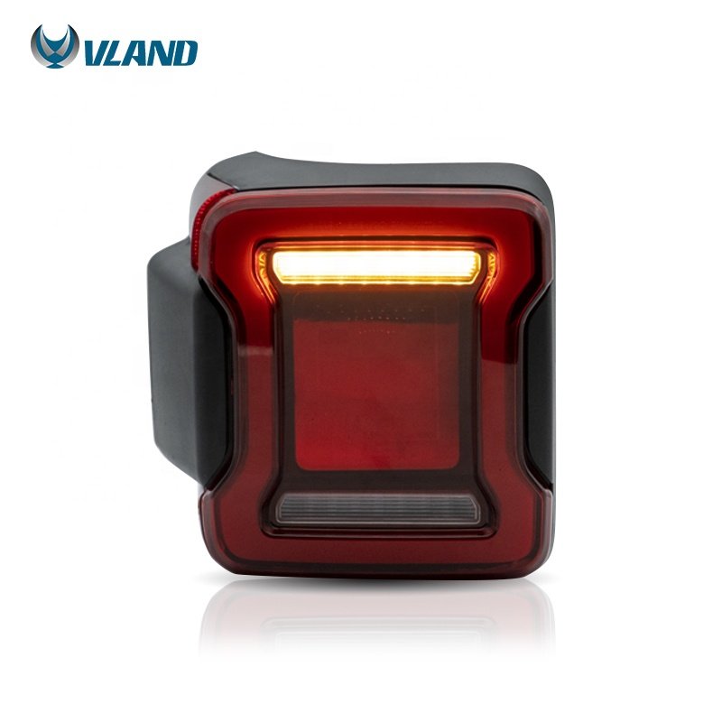 VLAND LED Taillights Dynamic Turn Signal Rear Tail Lamp Assembly 2018 2019 Tail Light For Jeep Wrangler JL Accessories Lighting