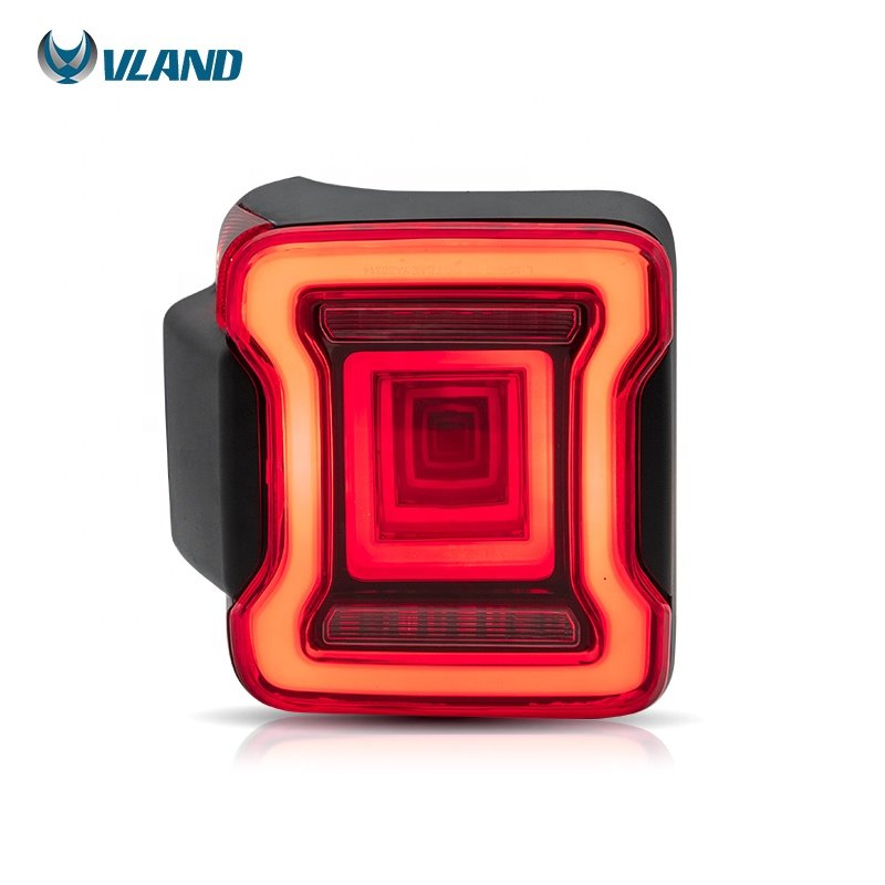 VLAND LED Taillights Dynamic Turn Signal Rear Tail Lamp Assembly 2018 2019 Tail Light For Jeep Wrangler JL Accessories Lighting