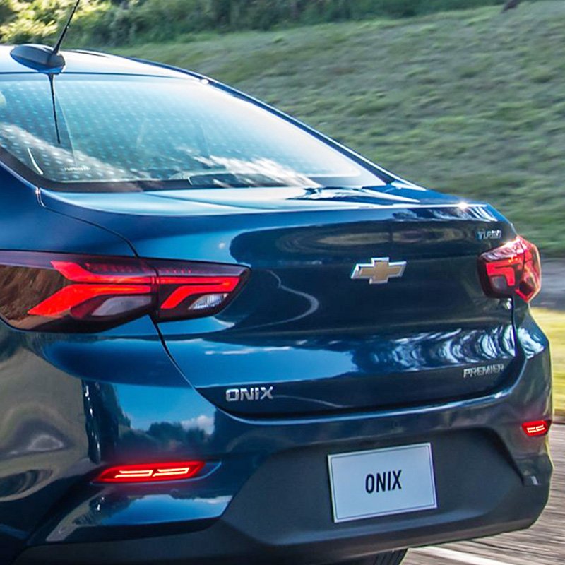 LED Reflector tail Light For Chevrolet Onix 2019 2020 2021 2022 Rear Bumper Fog Tail Lights Stop Brake Lamp Car auto parts