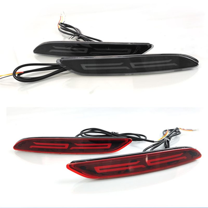 LED Reflector tail Light For Chevrolet Onix 2019 2020 2021 2022 Rear Bumper Fog Tail Lights Stop Brake Lamp Car auto parts