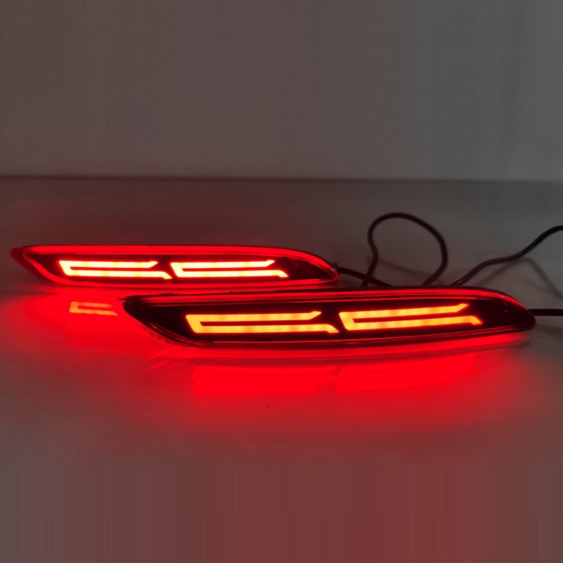 LED Reflector tail Light For Chevrolet Onix 2019 2020 2021 2022 Rear Bumper Fog Tail Lights Stop Brake Lamp Car auto parts