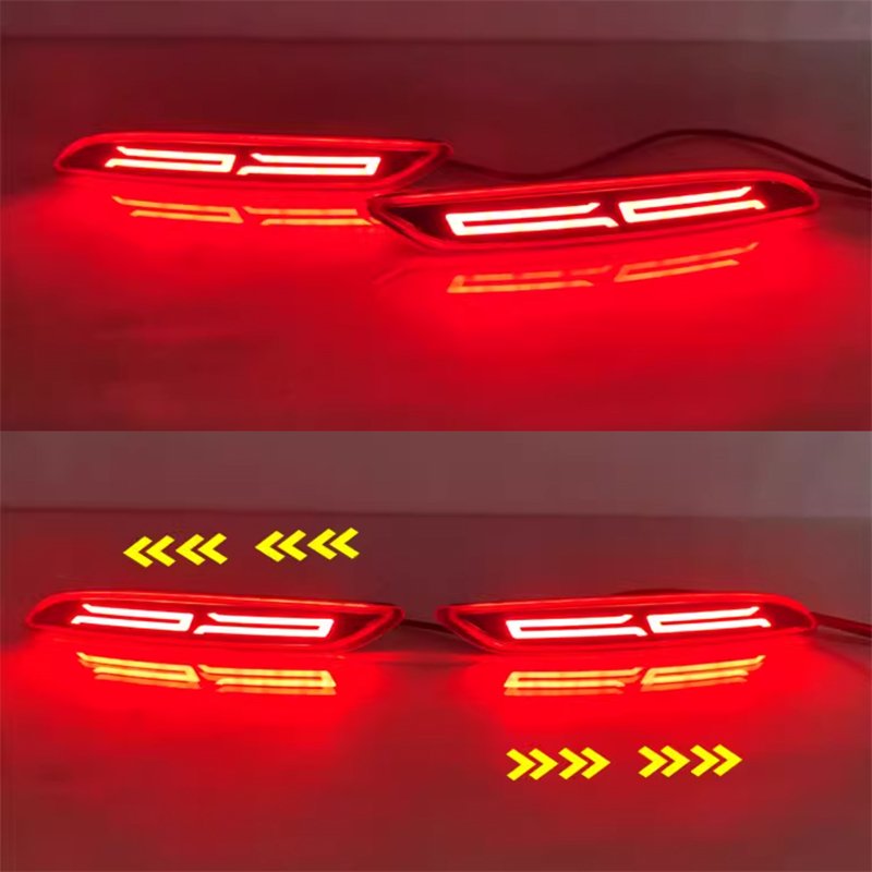 LED Reflector tail Light For Chevrolet Onix 2019 2020 2021 2022 Rear Bumper Fog Tail Lights Stop Brake Lamp Car auto parts