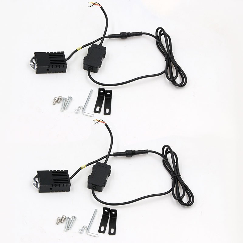 DAO Wholesale Auto u39 External spotlights 3000K+6000K Single High Beam LED Projector Lens Car Headlight Lens Other Accessories