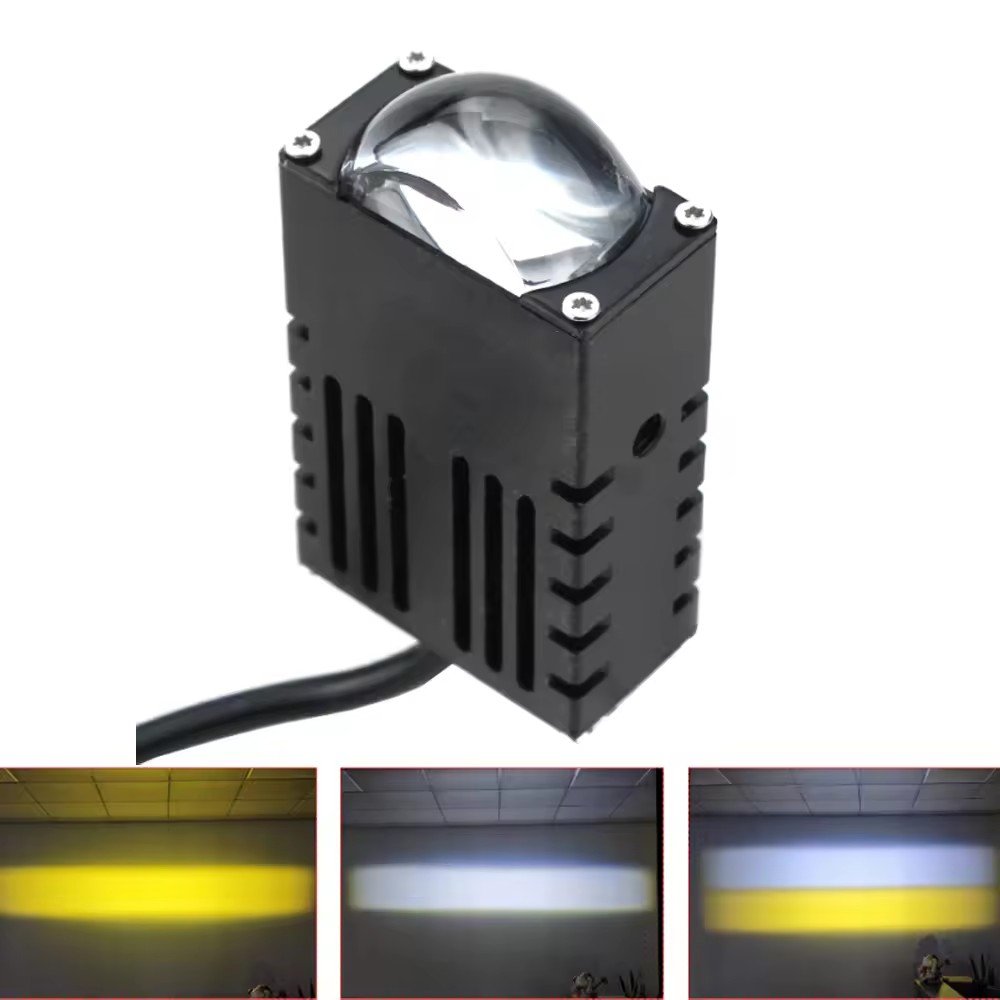 DAO Wholesale Auto u39 External spotlights 3000K+6000K Single High Beam LED Projector Lens Car Headlight Lens Other Accessories