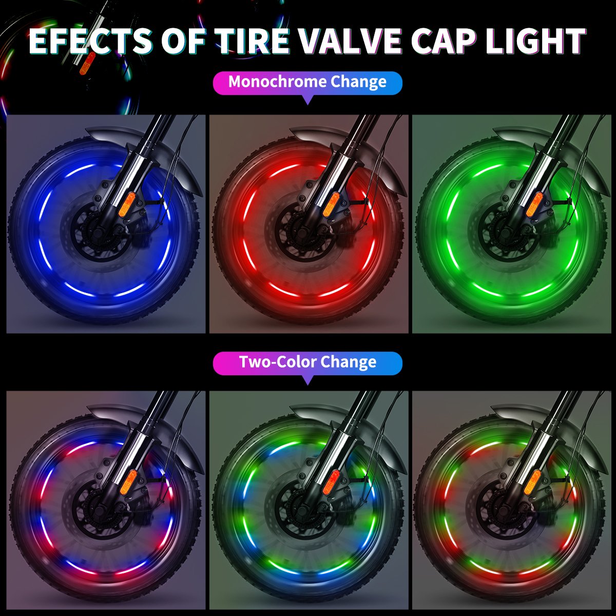Wholesale Other Car Light Accessories Wheel Lights LED Wheel Tyre Valve Tyre Valve Stem Cap Lamp Car Led Tyre Decorative Light