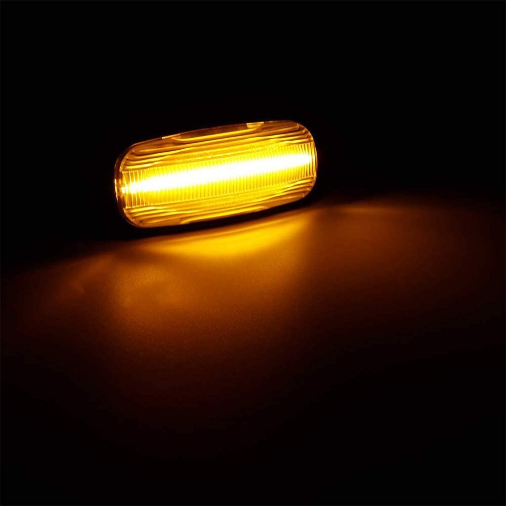 New Wind Dynamic LED Side Markers Flowing Turn Signal Light For Land Rover Discovery 2 99-04 Freelander 02-05 Defender TD5 98-15