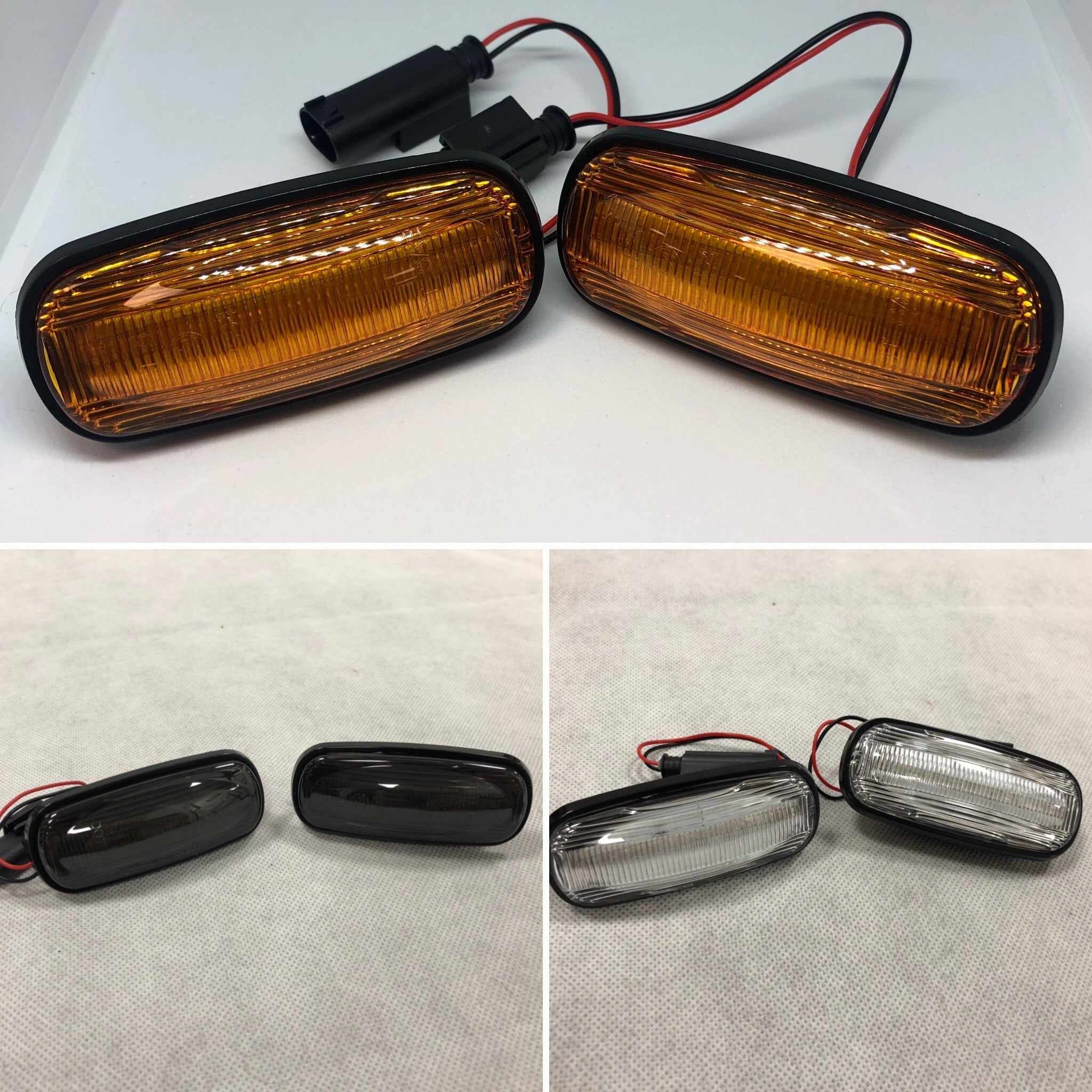 New Wind Dynamic LED Side Markers Flowing Turn Signal Light For Land Rover Discovery 2 99-04 Freelander 02-05 Defender TD5 98-15