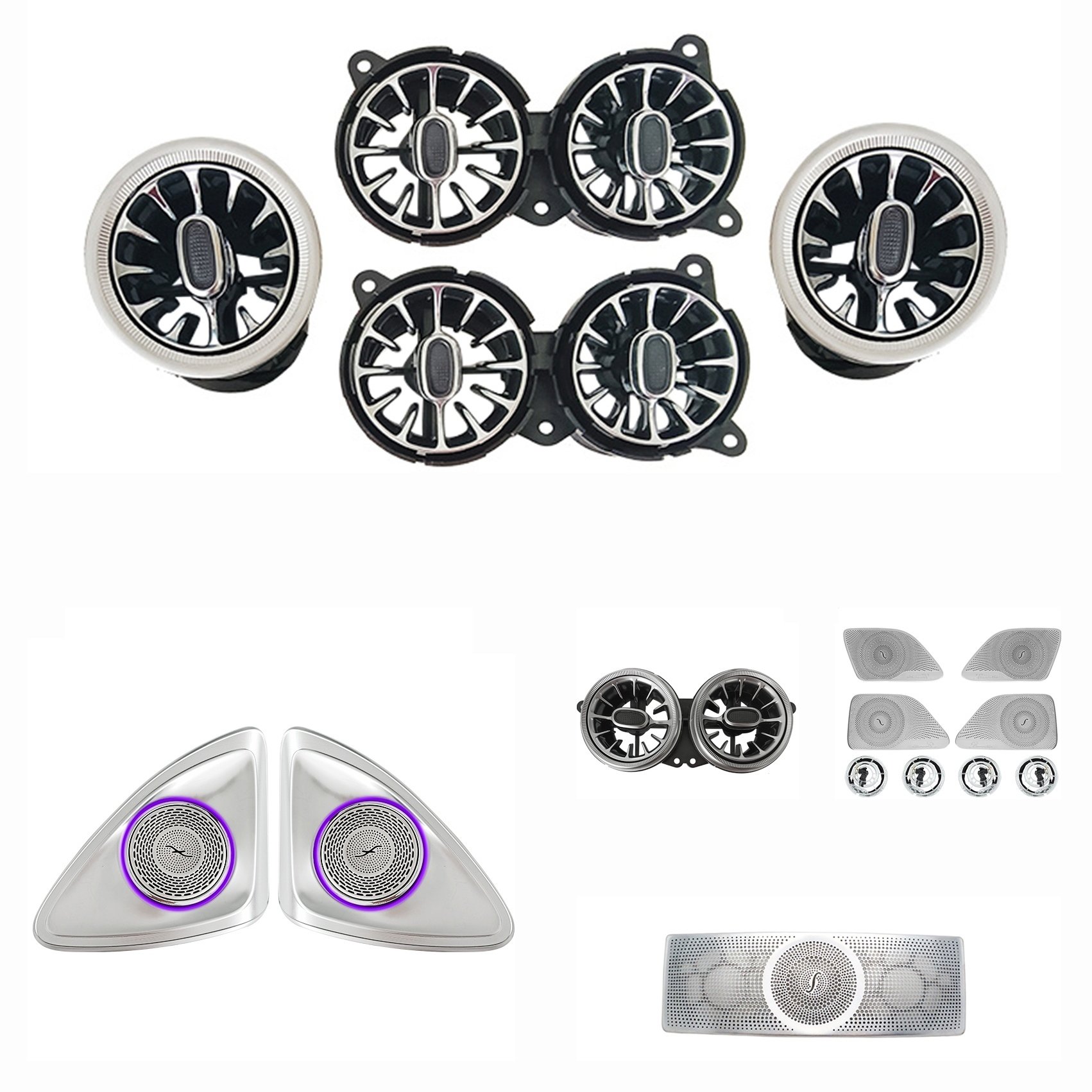 For Mercedes Benz S-Class W222 Advanced Atmosphere Interior Upgrade Automotive Environment Lighting