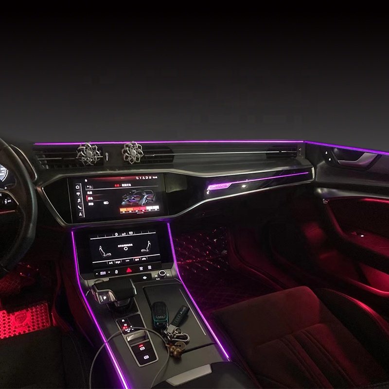 Hot New Trending Products Accessories Car Interior Decoration Led Lighting Rgb Ambient Light For A6 C8 2019-2021