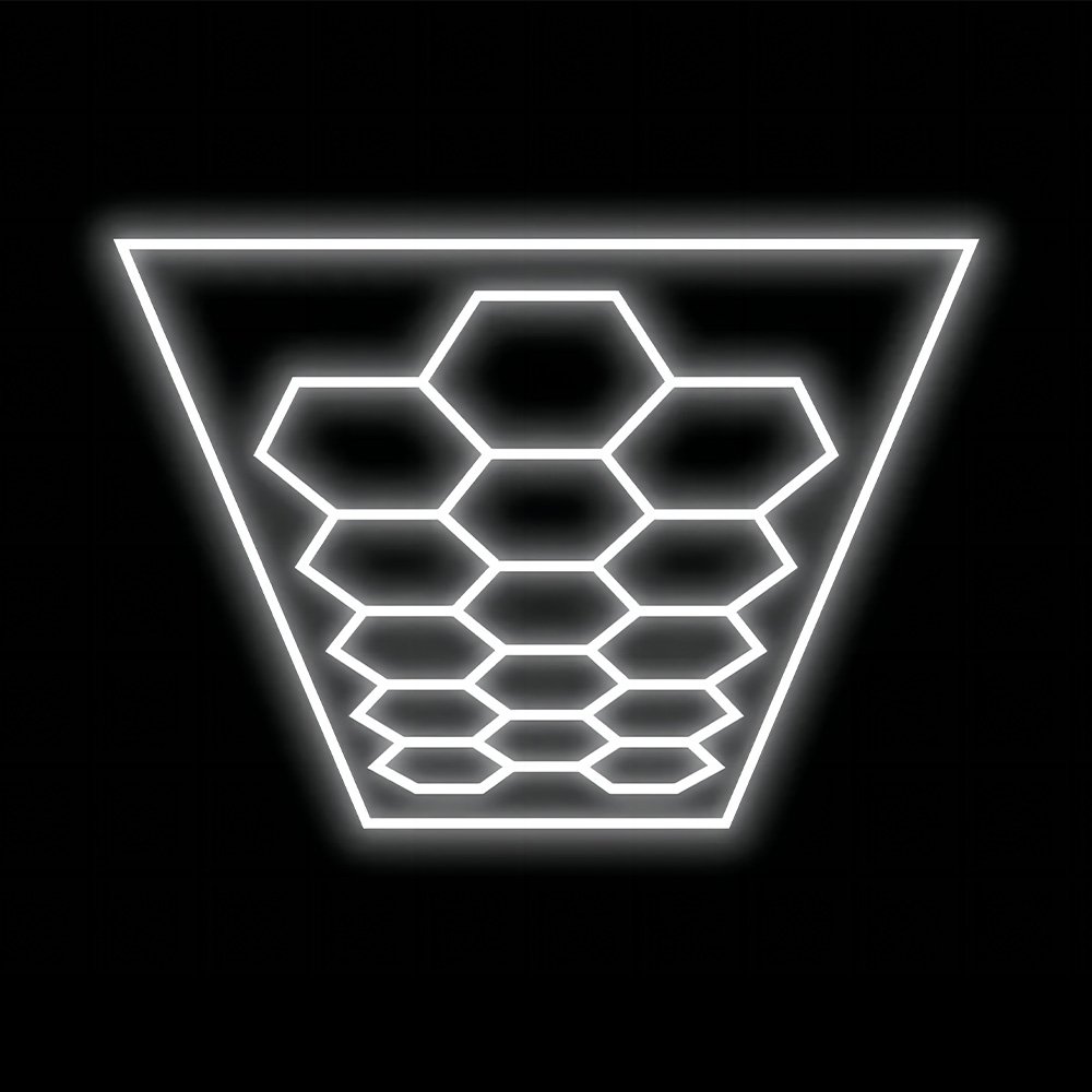 Honeycomb working lights hexagonal led lamp for Car Shop washing cars station bars gyms dance rooms
