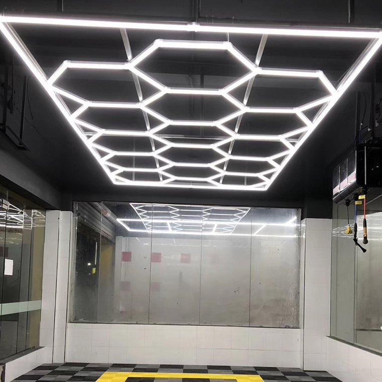 Honeycomb working lights hexagonal led lamp for Car Shop washing cars station bars gyms dance rooms