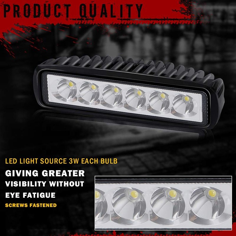 OVOVS Others Car Light Accessories 12v Roof Led Light Bar LED Work Lights for Trucks Off Road Vehicle 4x4