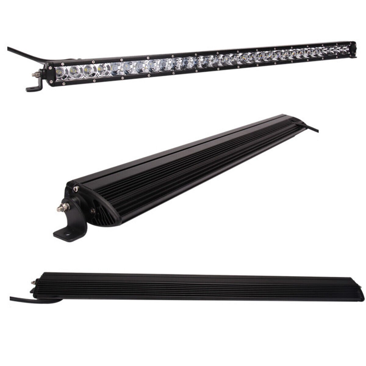 Wholesale Red 100w Single Row Car Led Lights 22inch Roof LED Light Bars off road Truck Others Car Light Accessories