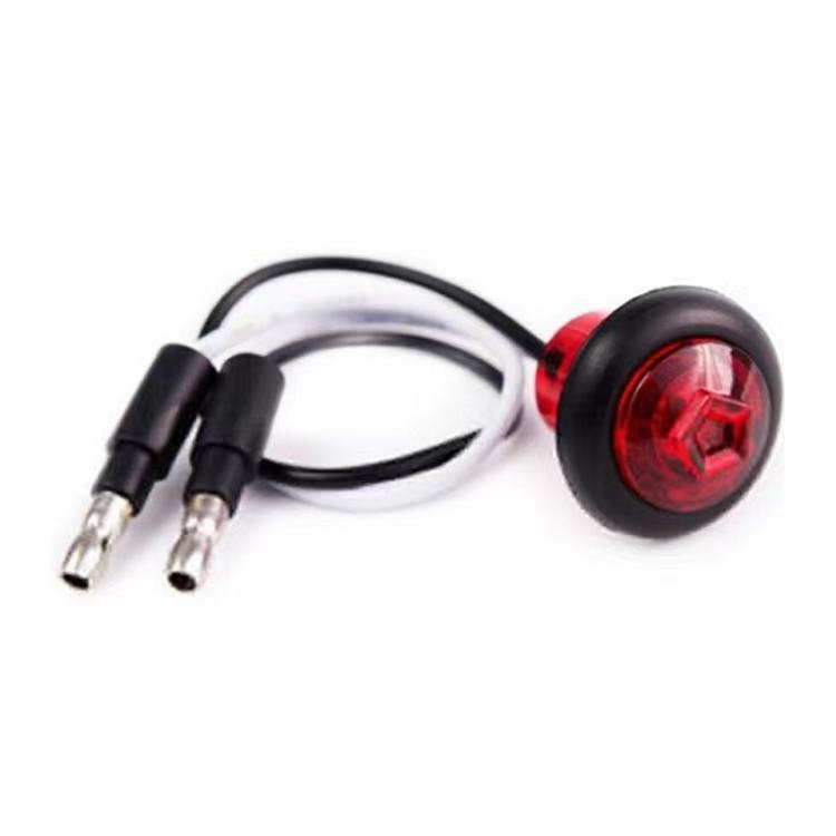 0.75" 12v red amber clear color classic mini led fender side marker clearance light for truck trailer other Car accessories