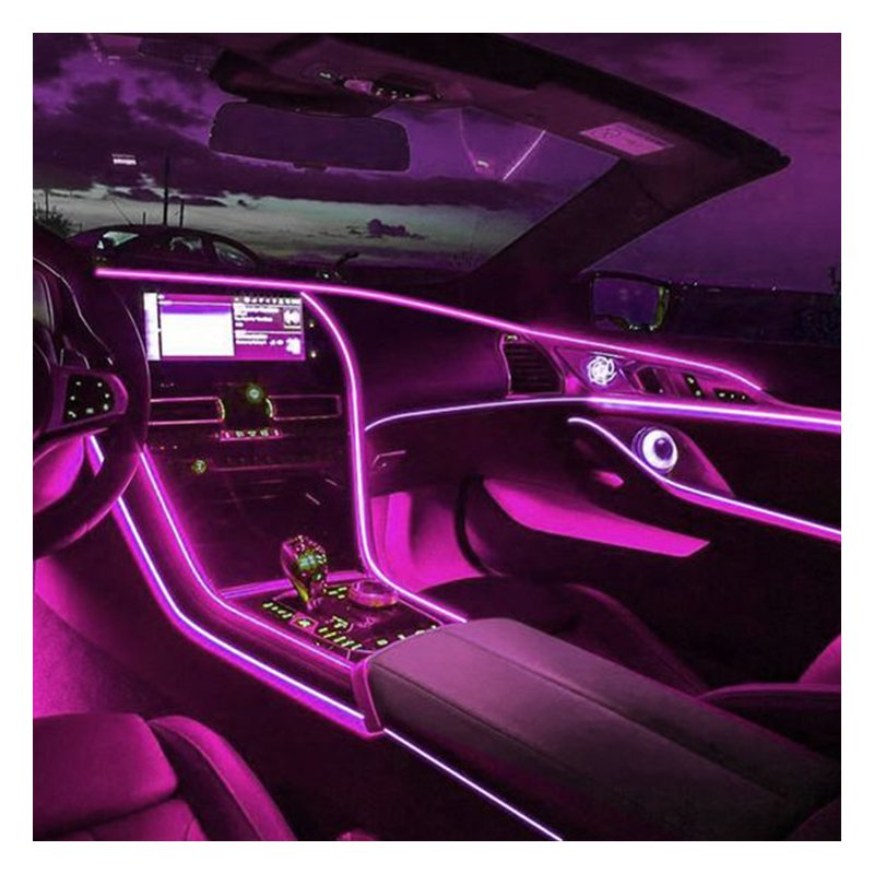 Car Light Accessories Universal 10 In 1 Car Interior Atmosphere Light Strip RGB Car Light Strip