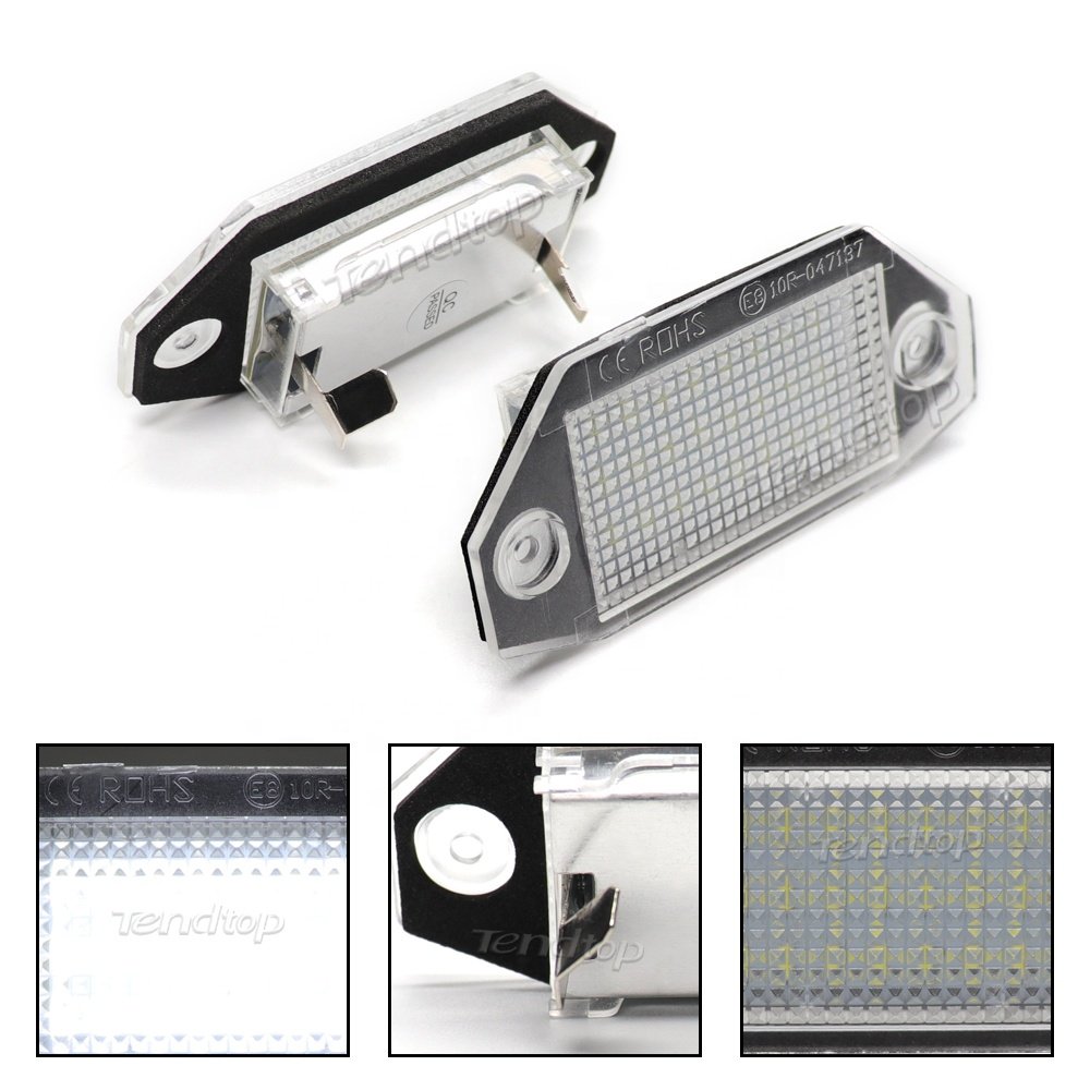Wholesale factory OEM Led Number License Plate Light for Ford Mondeo MK3 2000-2007 auto parts led tail plate number lamps
