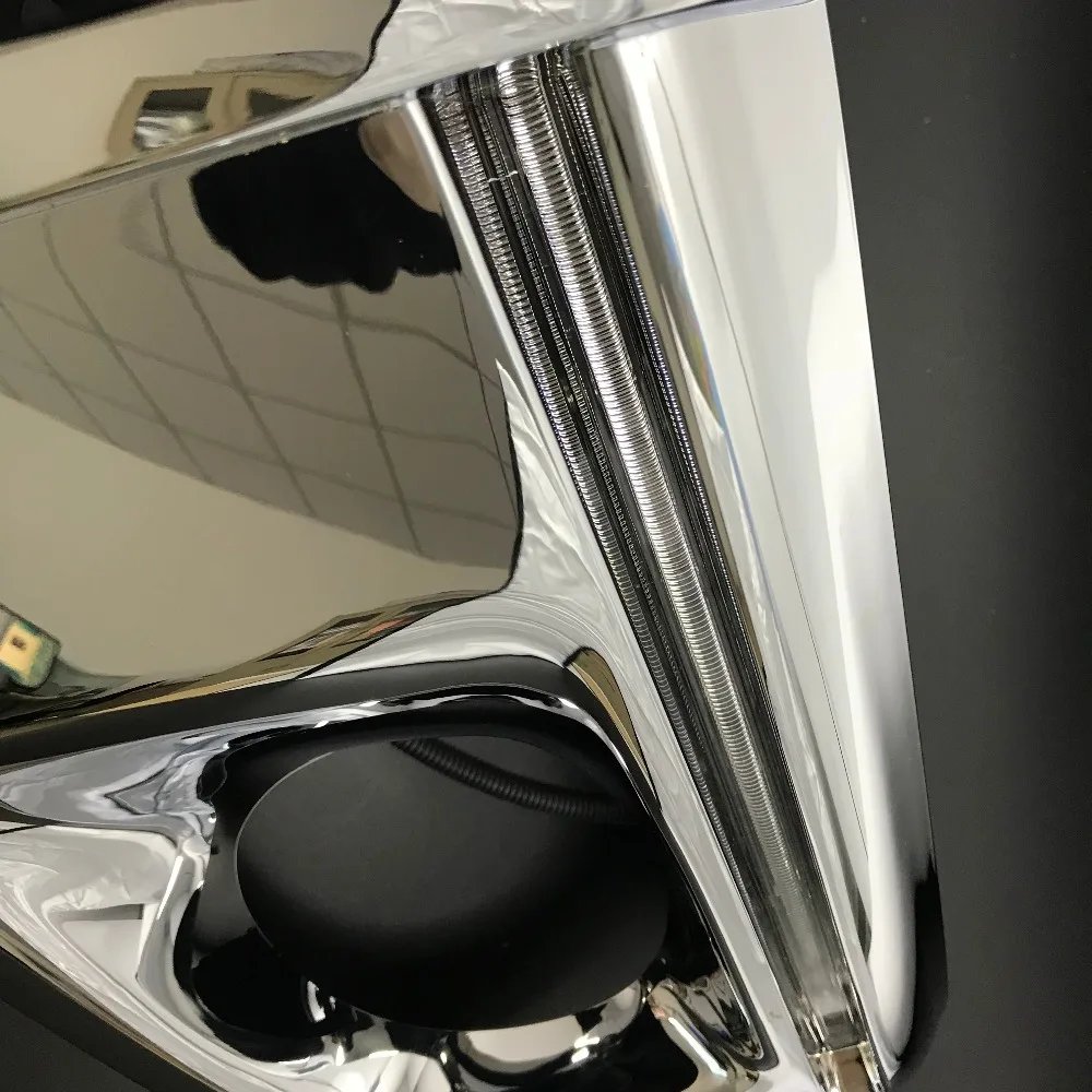 Accessories Chrome ABS Fog light LED Daytime Running Light For Land cruiser LC70 71 76 77 78 79 Car styling