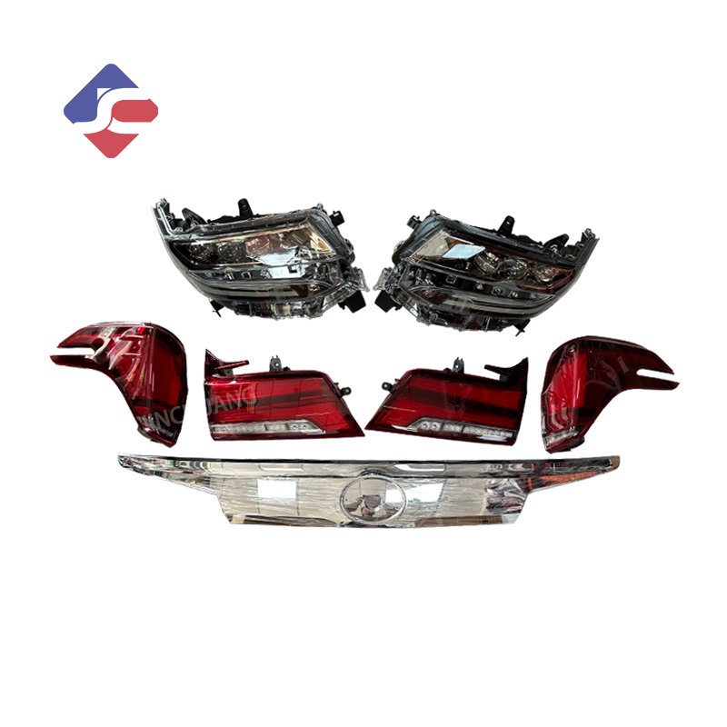Three eyes head lamp modify Upgrade Car Accessories for Toyota Alphard LED new Headlight assembly bumper Running water taillight