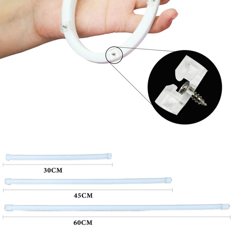Others car magic light accessories LED Strip Turn Signal Light Bright Flexible Daytime Running noen Light for Car Headlight