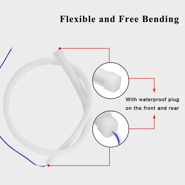 Others car magic light accessories LED Strip Turn Signal Light Bright Flexible Daytime Running noen Light for Car Headlight