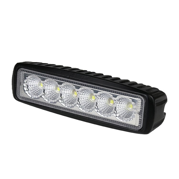 6 Inch 18W Flood LED Work Light Bar Off Road Driving Light Fog Lamp Waterproof Car Boat Truck Golf Cart 12V 24V