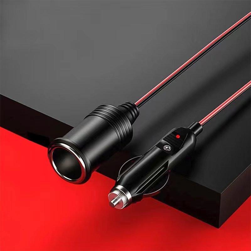 Factory 5M 10M Extension Cord Plug 12 Volt Socket Charger Cigarette Lighter 12V Car Adapter To Outlet