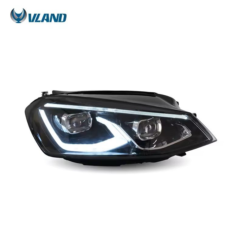 VLAND Wholesale FULL LED HeadLights For Volkswagen Golf 7 2014-2019 Car Accessories Sequential Accessories Auto Lighting