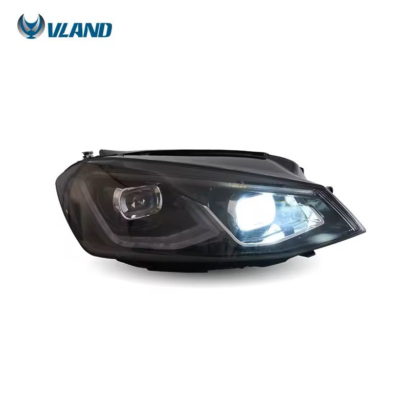 VLAND Wholesale FULL LED HeadLights For Volkswagen Golf 7 2014-2019 Car Accessories Sequential Accessories Auto Lighting
