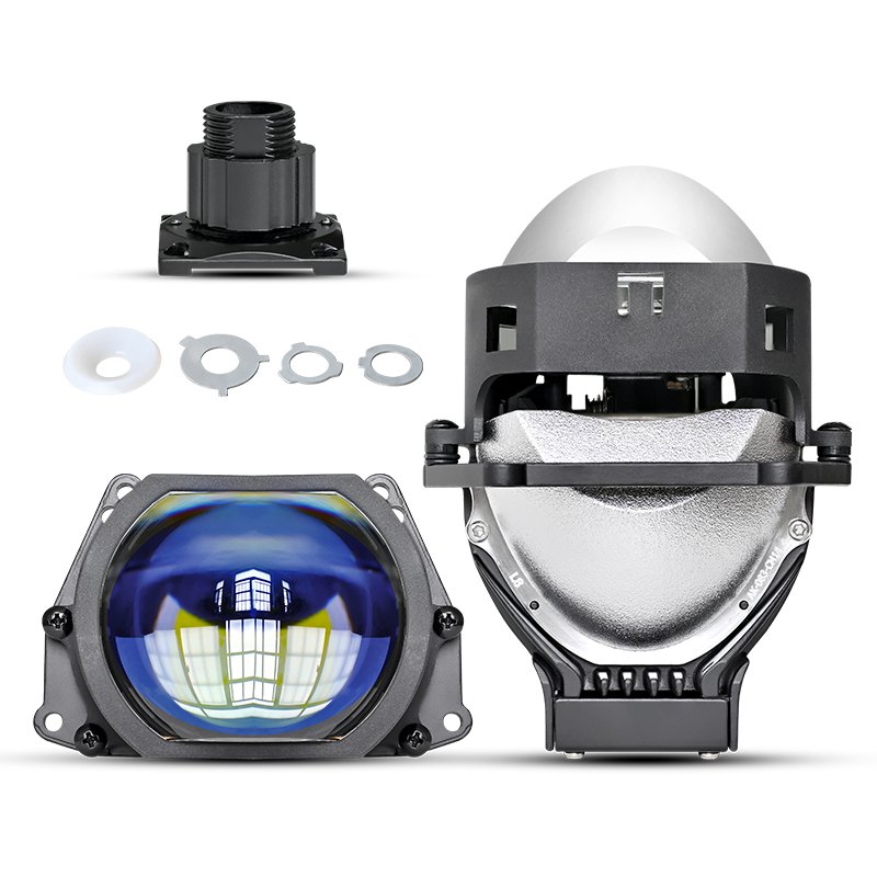 K5MAX Factory Spot 65W High Led Headlights Lens 6500K Bi Led Projector Lens 15000lm 12V Headlamps Auto Accessories Aluminum 65