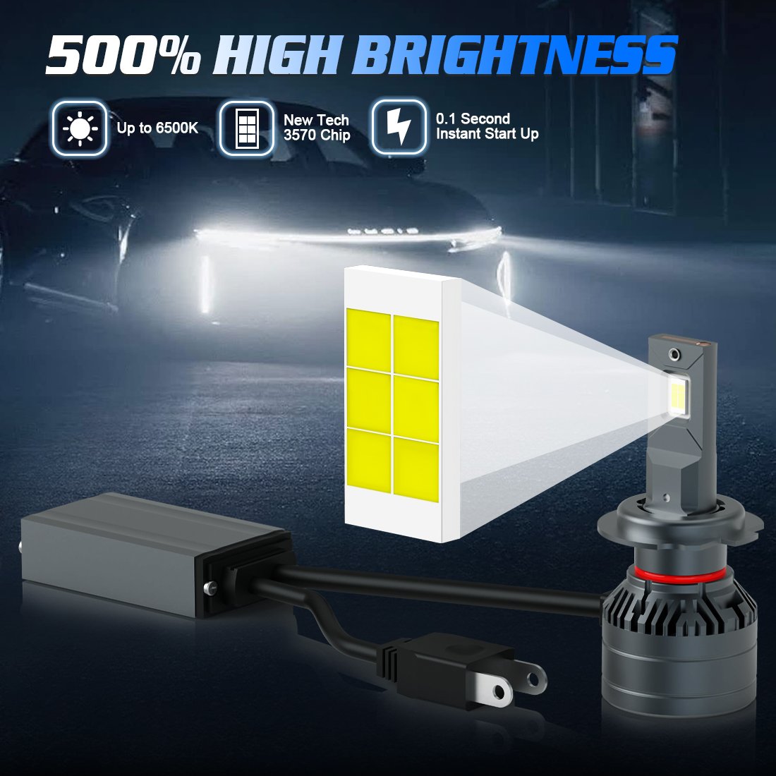 GVDER G15 Hight Power 105w Car LED Lights H1 LED Headlight for Others Car Light Accessories