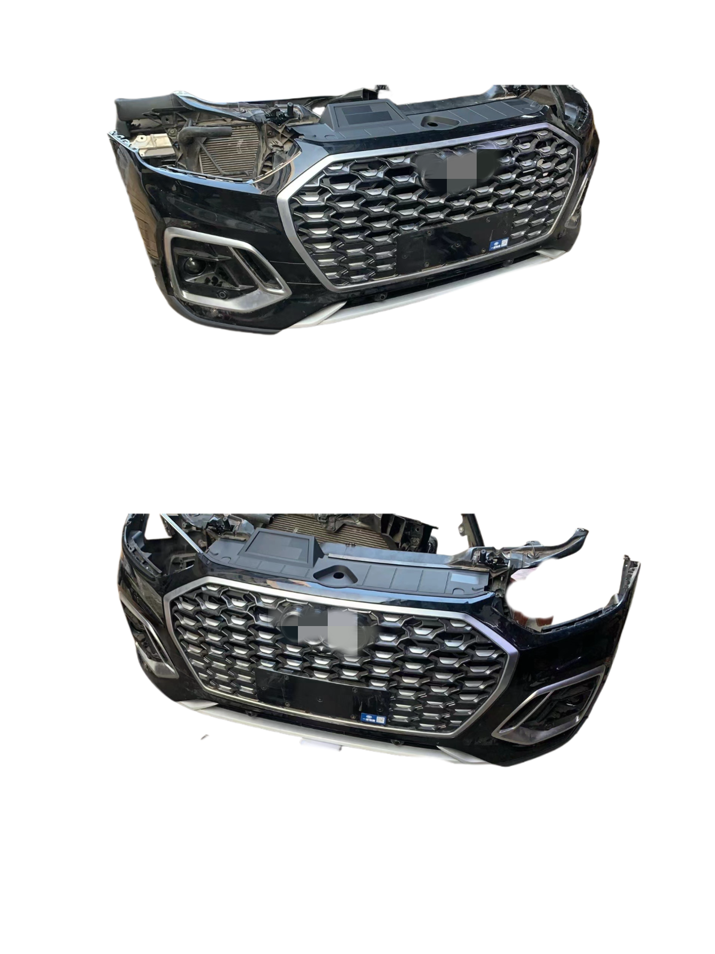 Suitable for Audi Q5Q7Q3 plastic front bumper assembly front nozzle assembly body kit to replace Audi car panel.