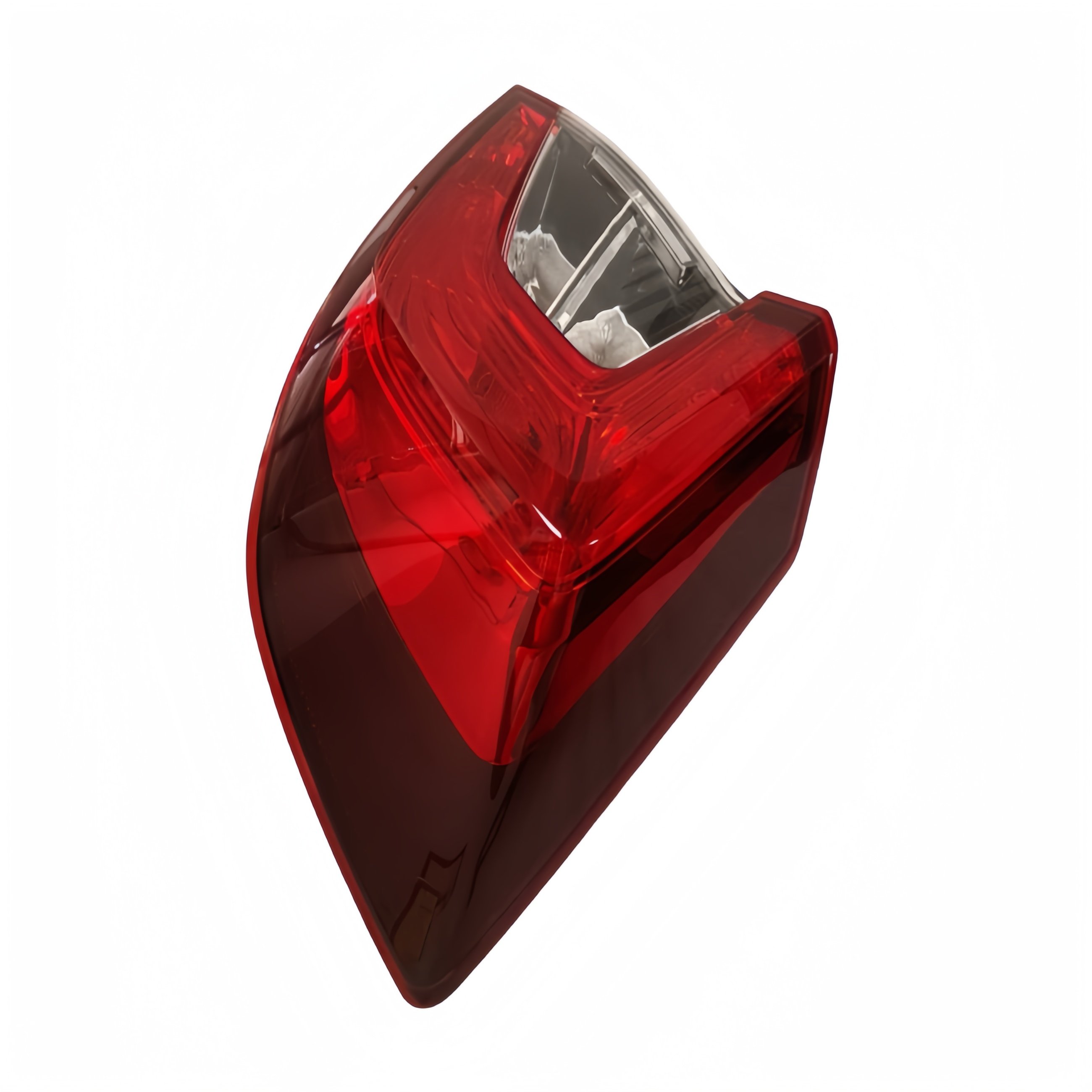 For 2016 Civic Right LED Tail Light New Curved Rear Bumper Lamp with Clear and Red Lens Colors ABS Material 12V Volta