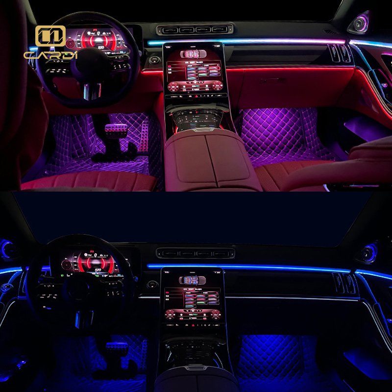 Suitable for S class W223 active ambient light for luxury car interior lighting system upgrade