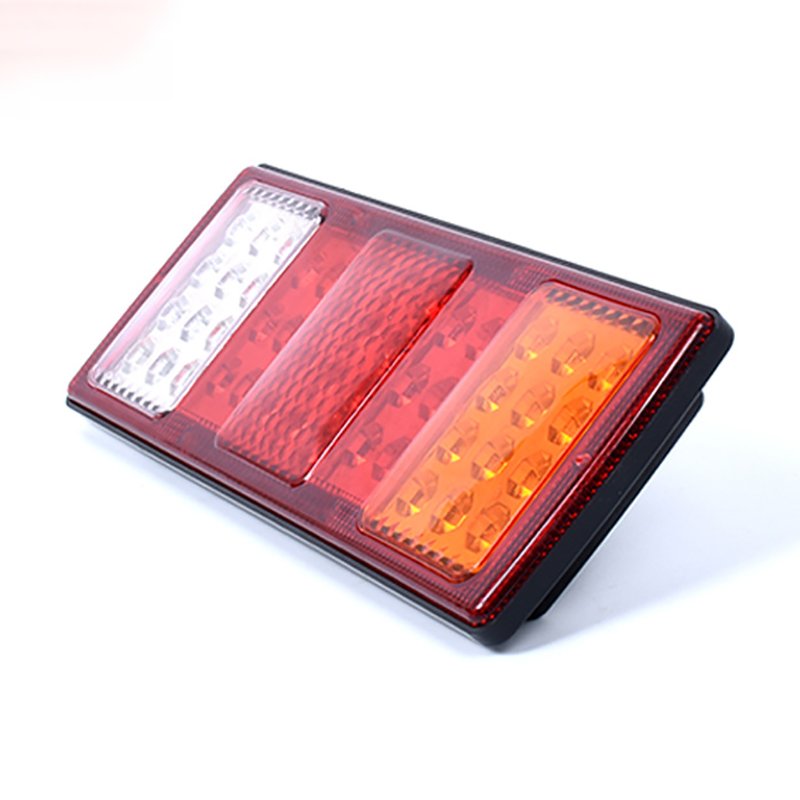 Automotive accessories additional lighting 24V white red yellow driving information reminder LED working truck side rear lights