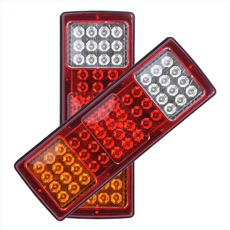 Automotive accessories additional lighting 24V white red yellow driving information reminder LED working truck side rear lights