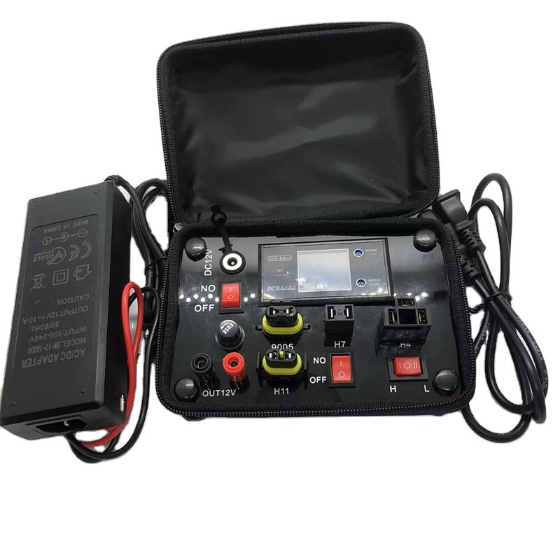 220V Auto LED Super Mini Lamp Tester Universal H4 H7 Car Light Bulb Mini Test Board Display DC Power Other Car Accessories