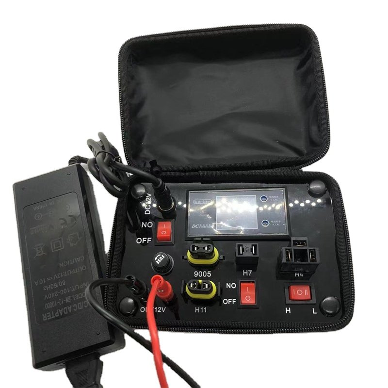 220V Auto LED Super Mini Lamp Tester Universal H4 H7 Car Light Bulb Mini Test Board Display DC Power Other Car Accessories