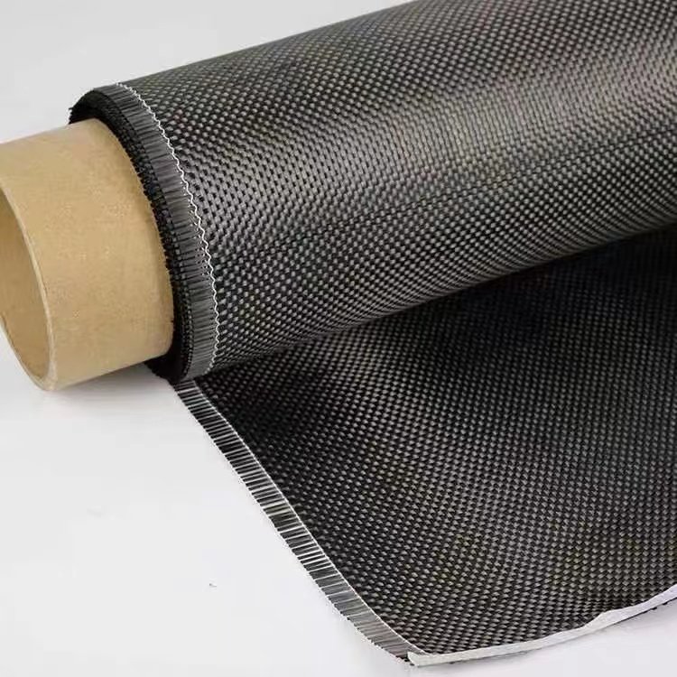 High Density 1m Width 3k 210g 2x2 Twill Weave Carbon Fiber Fabric Roll
