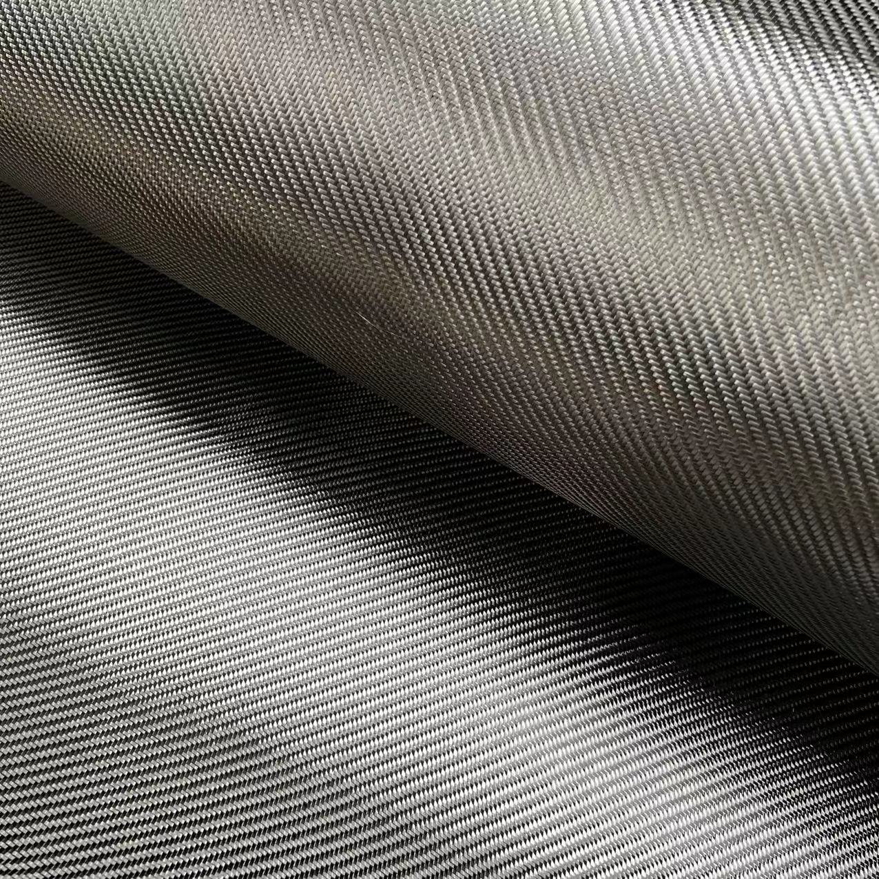 High Density 1m Width 3k 210g 2x2 Twill Weave Carbon Fiber Fabric Roll