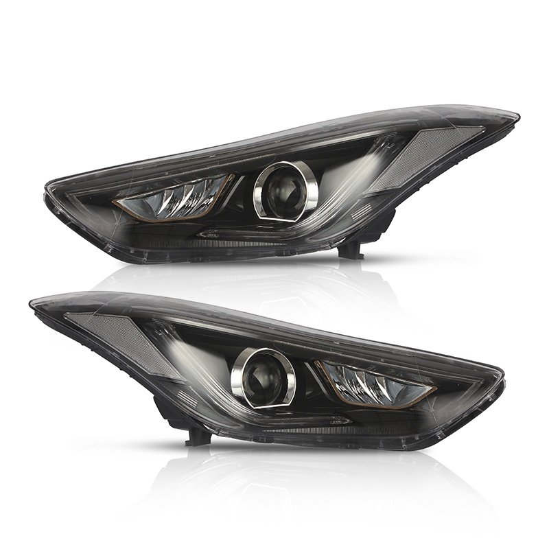 Factory Wholesale Led Car Auto Headlight For Hyundai Elantra 2010-2015 Head Lamp Accessories Lighting System plug and play
