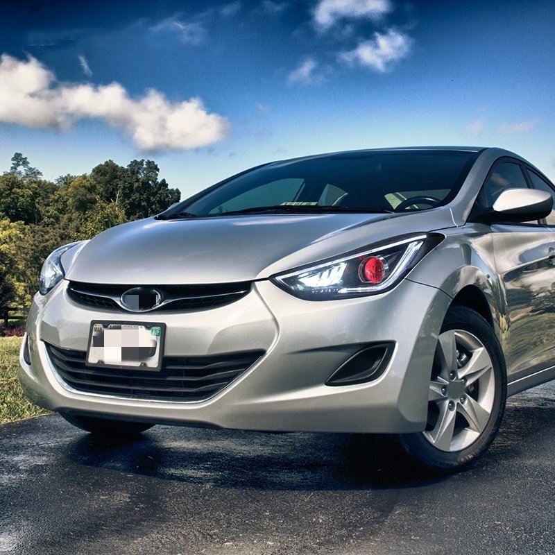 Factory Wholesale Led Car Auto Headlight For Hyundai Elantra 2010-2015 Head Lamp Accessories Lighting System plug and play