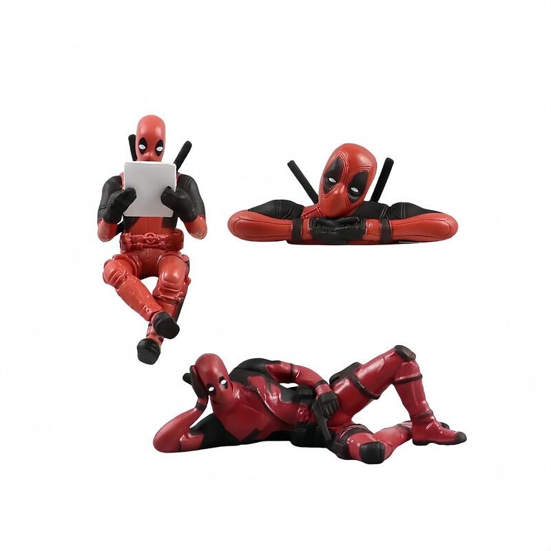 Deadpool Car Dashboard Decorations Anime Figurine Handicraft Kids Birthday Gifts Other Car Light Accessories Interior Decoration