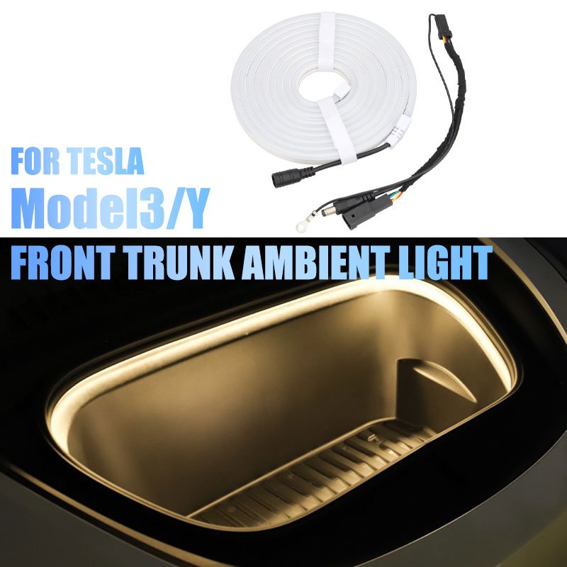 Model 3Y Led Car Tesla Atmosphere Decoration Light Strip Interior Fiber Optic Ambient Lamp for Car Truck Accessories