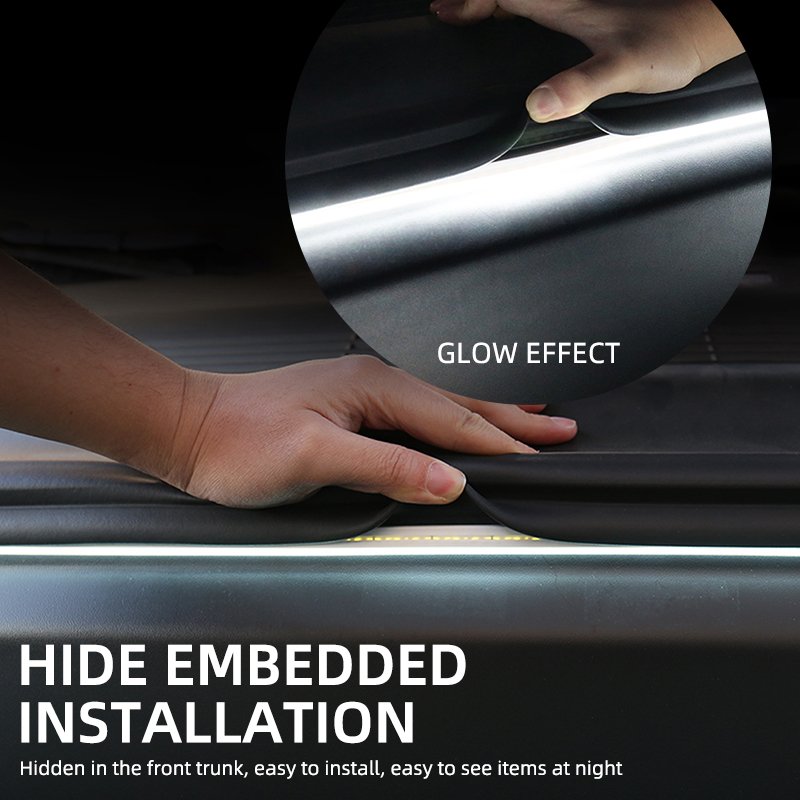 Model 3Y Led Car Tesla Atmosphere Decoration Light Strip Interior Fiber Optic Ambient Lamp for Car Truck Accessories