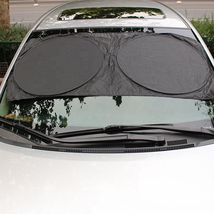 Custom Printing car windshield sunshade advertising promotional sun reflector car sun shade cover front window with logo