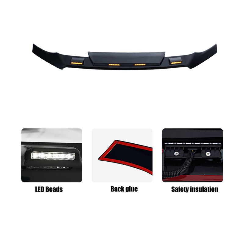 Bonnet Guard Four Lens Light Front Product TXR Auto Pickup Truck Exterior Accessories for Ford F150 Raptor 2009-2014