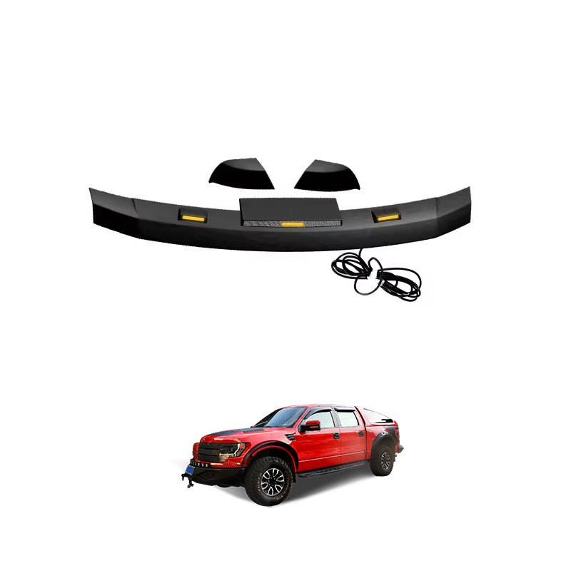 Bonnet Guard Four Lens Light Front Product TXR Auto Pickup Truck Exterior Accessories for Ford F150 Raptor 2009-2014