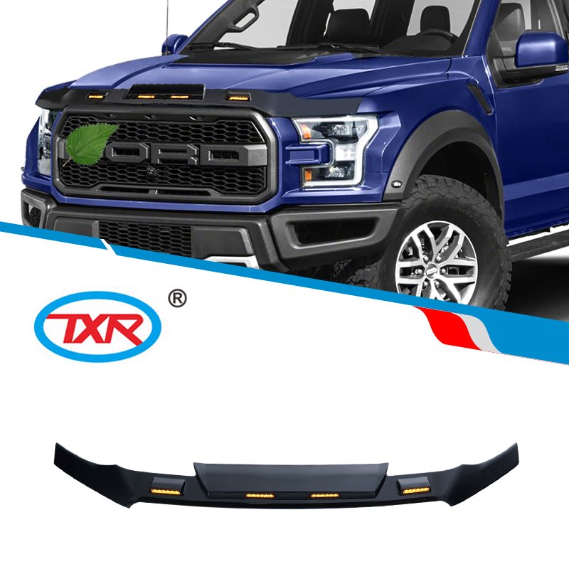 Bonnet Guard Four Lens Light Front Product TXR Auto Pickup Truck Exterior Accessories for Ford F150 Raptor 2009-2014