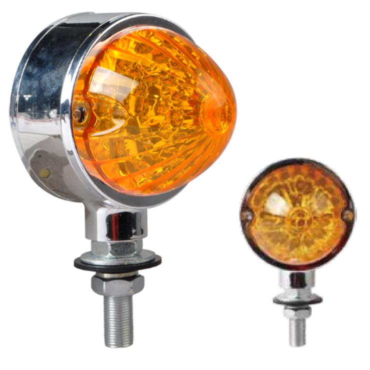 Universal 18 LED Truck Watermelon Lamp LED Truck Trailer Signal Lights Red Amber Truck Strobe Side Marker Light