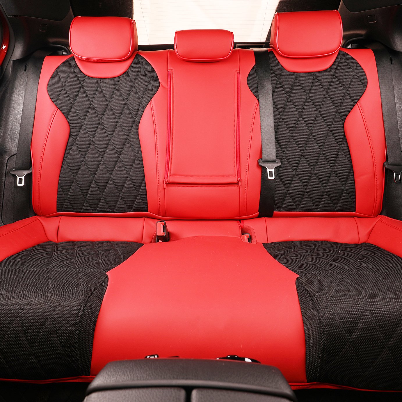 EKR Premium Leather Car Seat Covers Full Covered Fit Set Car Accessories Cushion Cover for Toyota Camry/CHR/Rav4